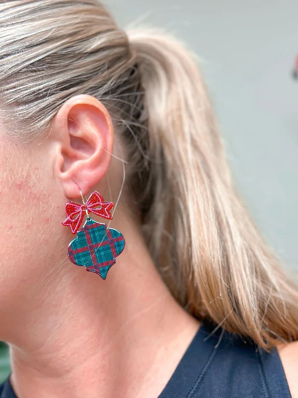 Personalized Jewelry Sale – Meaningful Gifts At Great Prices Holiday Plaid Ornament Dangle Earrings Personalized Jewelry Sale – Meaningful Gifts At Great Prices Holiday Plaid Ornament Dangle Earrings