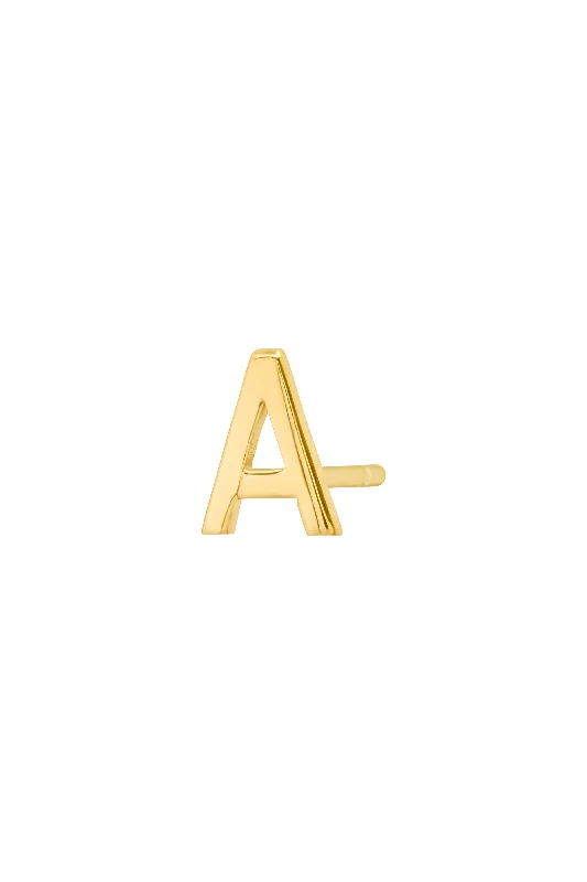 Affordable Glamour – Premium Jewelry For Less Large Initial Earring