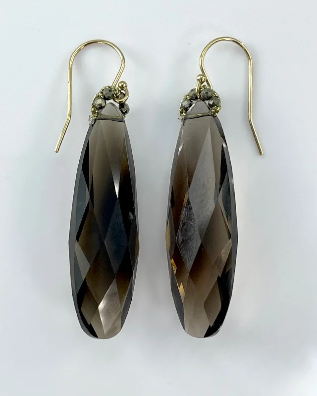 Breathtaking Jewelry At Limited-Time Savings Danielle Welmond Long Smokey Quartz Drop Earrings Breathtaking Jewelry At Limited-Time Savings Danielle Welmond Long Smokey Quartz Drop Earrings