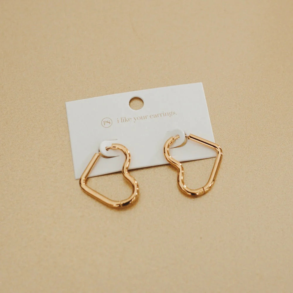 Unmissable Jewelry Clearance – Final Reductions Love On My Mind Heart Hoop Earrings by Pretty Simple Unmissable Jewelry Clearance – Final Reductions Love On My Mind Heart Hoop Earrings by Pretty Simple