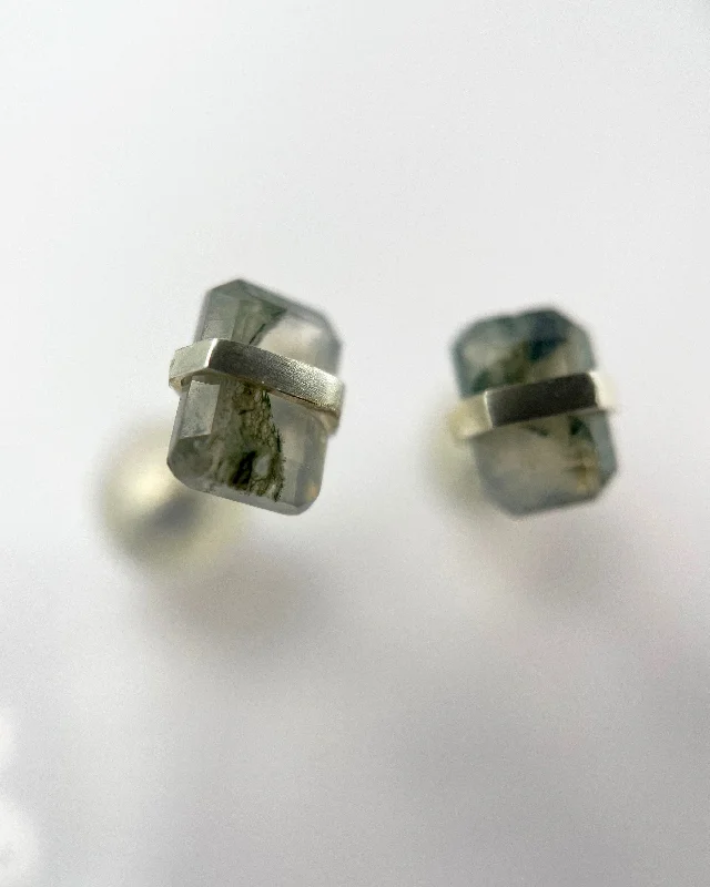 Shine Bright With Our Special Jewelry Promotions Melissa Joy Manning Bezel Wrapped Emerald Cut Stone Earrings Shine Bright With Our Special Jewelry Promotions Melissa Joy Manning Bezel Wrapped Emerald Cut Stone Earrings
