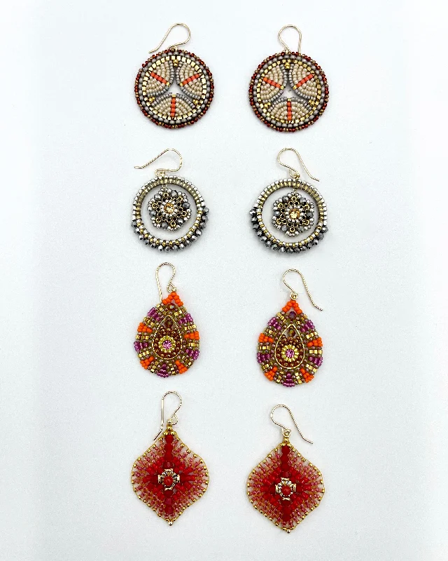 Timeless Elegance At Unbelievable Discounts Miguel Ases Large Drop Earrings