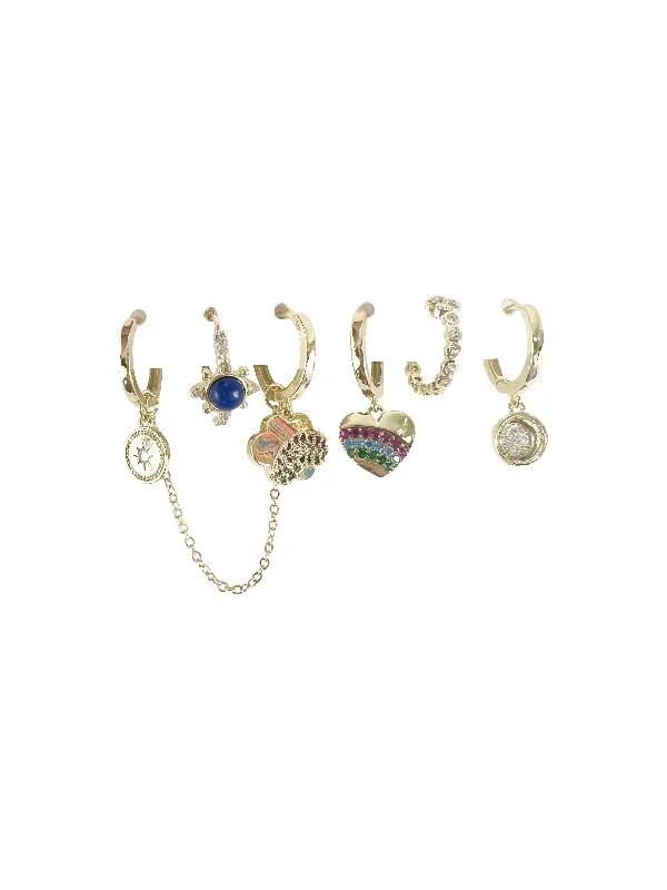 Last Chance To Grab Your Favorite Jewelry At A Discount Multi Huggie Set 6