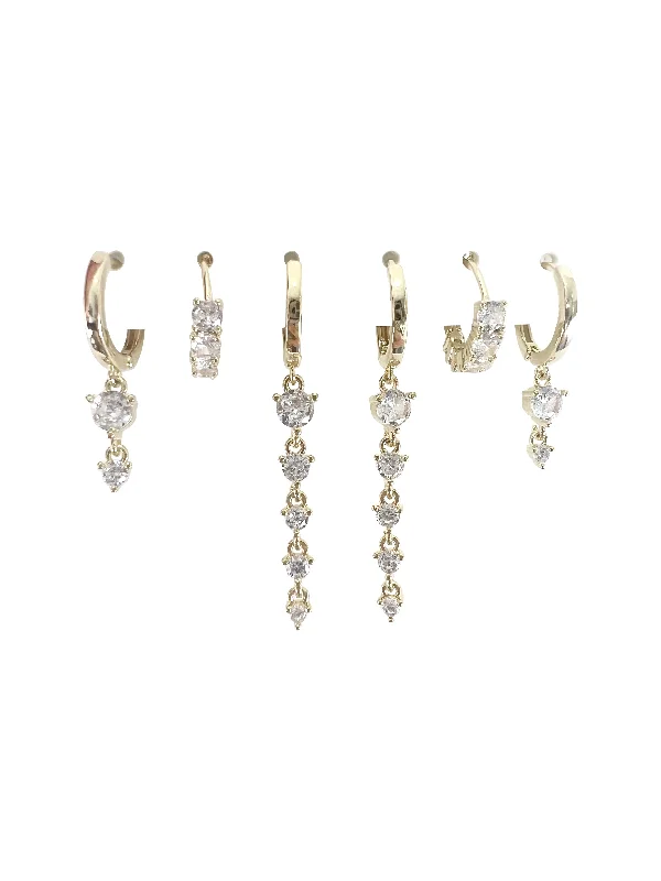 Stunning Jewelry At A Fraction Of The Price Multi Huggie Set 5