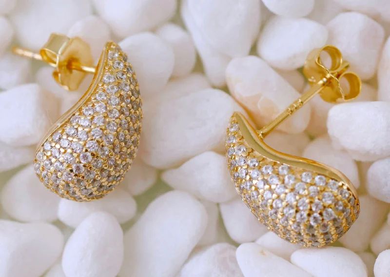 Exclusive Jewelry Sale – Grab Timeless Pieces Now "PAVE TEAR DROP" Earrings