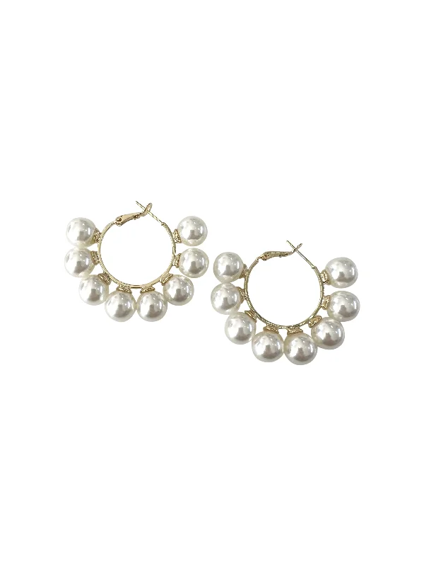 Unmissable Discounts On Timeless Jewelry Pieces Pearl Outside Hoop