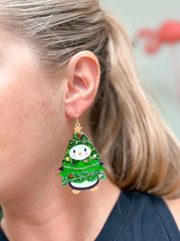 Grab Your Favorite Jewelry At The Lowest Prices Penguin Christmas Tree Dangle Earrings Grab Your Favorite Jewelry At The Lowest Prices Penguin Christmas Tree Dangle Earrings