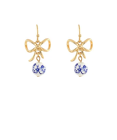 High-End Sparkle, Low-End Prices – Shop Now Ribbon & Painted Ceramic Ball Dangle Earrings High-End Sparkle, Low-End Prices – Shop Now Ribbon & Painted Ceramic Ball Dangle Earrings
