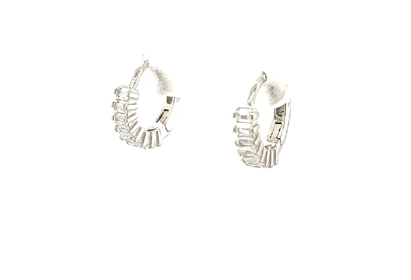 Flash Sale On Exquisite Jewelry – Don't Miss Out Silver Huggie Hoop Earrings