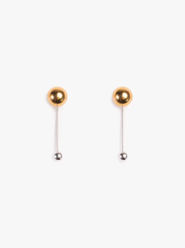 Your Perfect Accessory At The Perfect Price Two-Tone Sphere Drop Earrings
