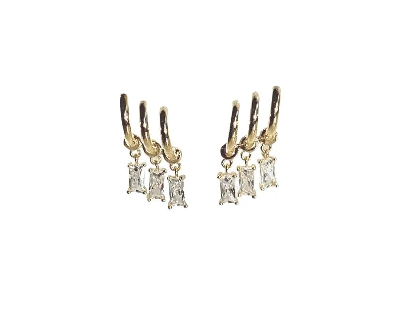 Trending Jewelry Now At Unbeatable Prices Triple Tier Earring
