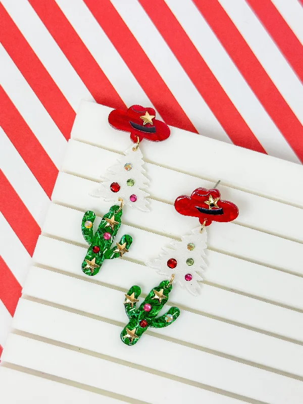 Sparkle For Less – Shop Our Limited-Time Jewelry Deals Western Christmas Dangle Earrings