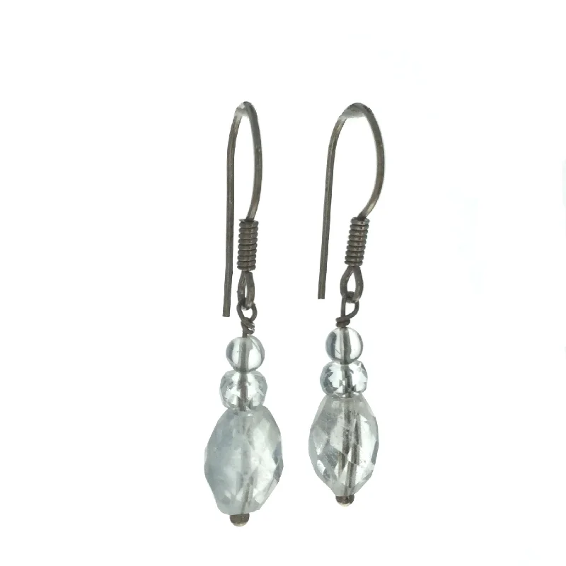 Premium Jewelry Now Available At Special Discounts White Topaz Dangling Earrings