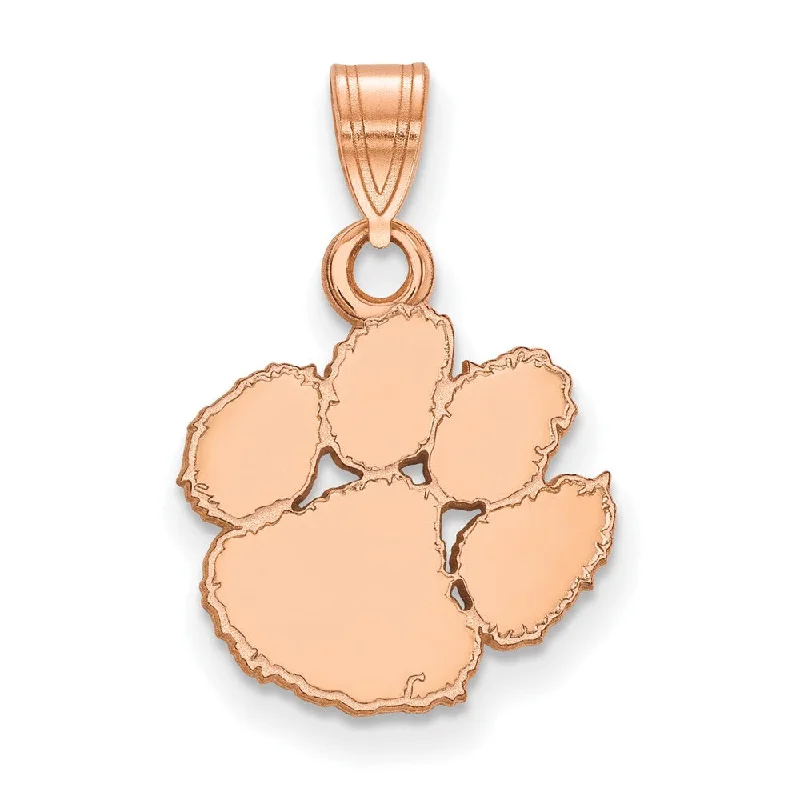 Get The Best Deals On Timeless Jewelry Pieces 14K Rose Gold Clemson University Small Tiger Paw Pendant Get The Best Deals On Timeless Jewelry Pieces 14K Rose Gold Clemson University Small Tiger Paw Pendant