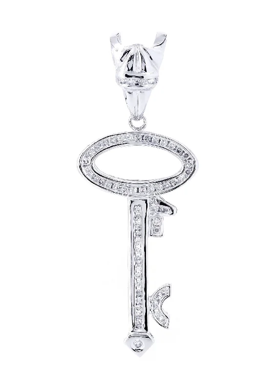 Personalized Jewelry Sale – Unique Gifts At Low Prices Diamond Key Pendant | 0.53 Carats | 5.37 Grams Personalized Jewelry Sale – Unique Gifts At Low Prices Diamond Key Pendant | 0.53 Carats | 5.37 Grams