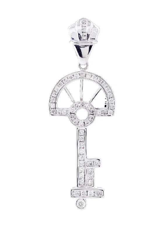 Huge Savings On Premium Jewelry Styles Diamond Key Pendant | 1.03 Carats | 5.96 Grams Huge Savings On Premium Jewelry Styles Diamond Key Pendant | 1.03 Carats | 5.96 Grams