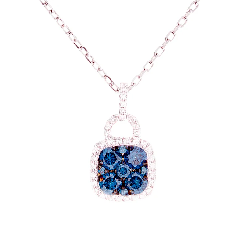 Fine Jewelry, Limited-Time Offers Available Blue Diamond Pendant
