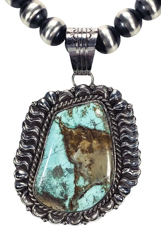 Shop Stylish Jewelry Now And Save Big Royston Turquoise Pendant | C. Yazzie