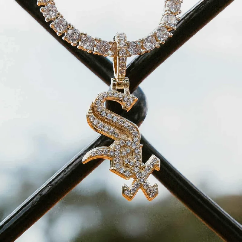 Affordable Luxury Jewelry For Every Occasion Chicago White Sox Official MLB Micro Logo Pendant Affordable Luxury Jewelry For Every Occasion Chicago White Sox Official MLB Micro Logo Pendant