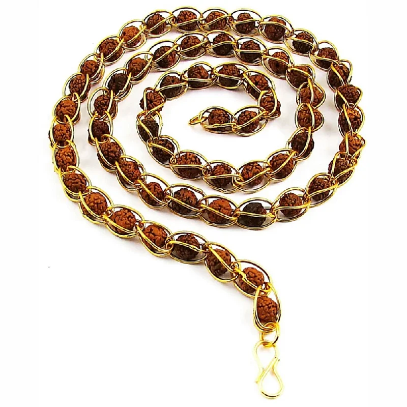 Don't Miss Our Biggest Jewelry Sale Of The Season Martina Jewels Pack Of 6 raditional Gold Plated Rudraksha Mala for Men Don't Miss Our Biggest Jewelry Sale Of The Season Martina Jewels Pack Of 6 raditional Gold Plated Rudraksha Mala for Men