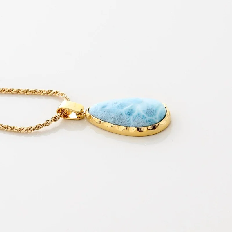 High-Quality Gemstone Jewelry For Special Occasions Gold Vermeil Celeste Pendant