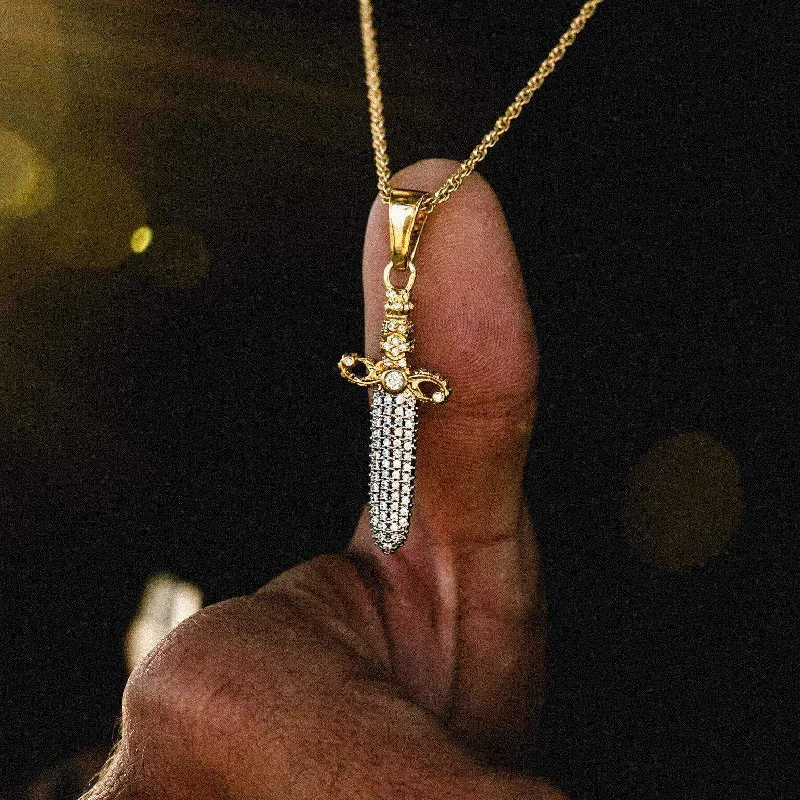 Stunning Jewelry Pieces At The Lowest Prices Ever Iced Knife Pendant