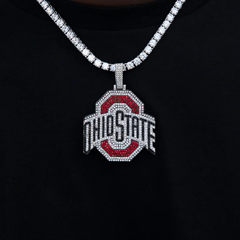 Affordable Gold-Plated Jewelry For Modern Fashion Large Ohio State Buckeyes Official NCAA Logo Pendant Affordable Gold-Plated Jewelry For Modern Fashion Large Ohio State Buckeyes Official NCAA Logo Pendant