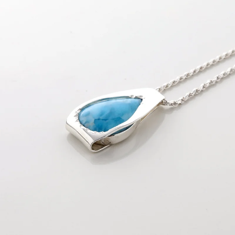 Elevate Your Outfit With Discounted Statement Jewelry Larimar Pendant Paloma