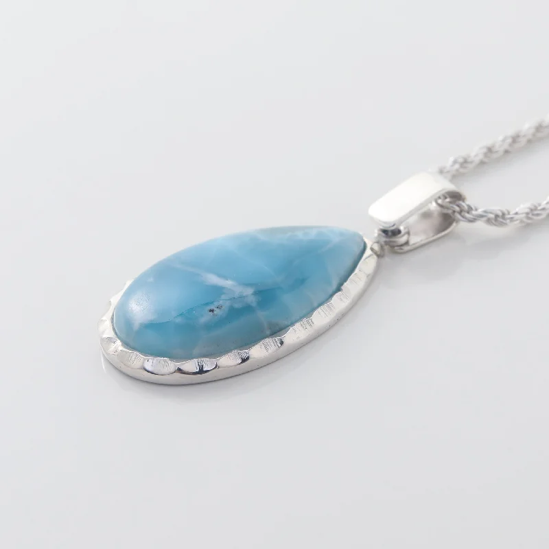 Eco-Friendly Sustainable Jewelry For Conscious Buyers Larimar Pendant Rhea