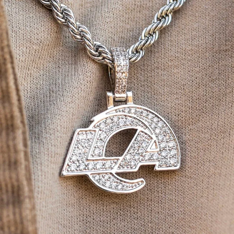 Affordable Glamour – Must-Have Jewelry At Special Rates Los Angeles Rams Official NFL Micro Logo Pendant - White Gold Affordable Glamour – Must-Have Jewelry At Special Rates Los Angeles Rams Official NFL Micro Logo Pendant - White Gold