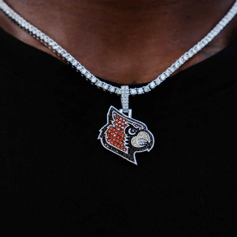 Dainty Floral Jewelry For Feminine Elegance Louisville Cardinals Official NCAA Logo Pendant Dainty Floral Jewelry For Feminine Elegance Louisville Cardinals Official NCAA Logo Pendant