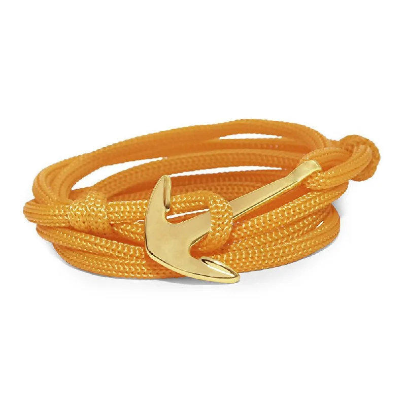 Elegant Jewelry, Affordable Luxury – Shop Now Mahi Anchor In Loop Gold Plated Adjustable Orange Rope Style Unisex Bracelet Elegant Jewelry, Affordable Luxury – Shop Now Mahi Anchor In Loop Gold Plated Adjustable Orange Rope Style Unisex Bracelet