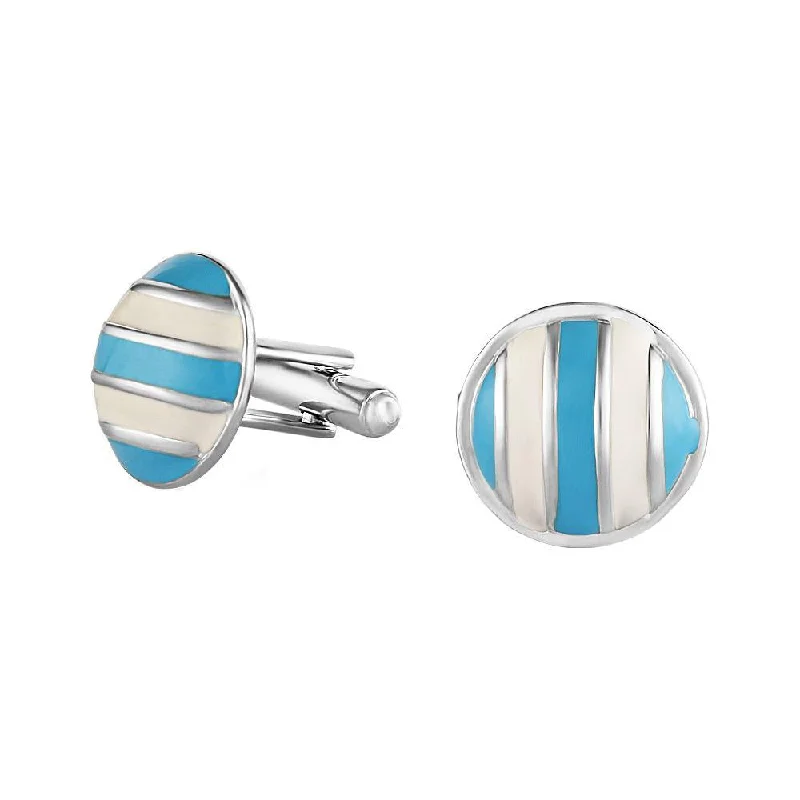 Chic, Trendy, And Affordable Jewelry Sale Mahi Rhodium Plated Blue and White enameled Swarovski Chic, Trendy, And Affordable Jewelry Sale Mahi Rhodium Plated Blue and White enameled Swarovski