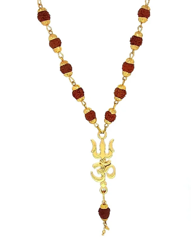 Chic And Stylish Jewelry At Exclusive Prices Martina Jewels Pack Of 6 raditional Gold Plated Rudraksha Mala for Men Chic And Stylish Jewelry At Exclusive Prices Martina Jewels Pack Of 6 raditional Gold Plated Rudraksha Mala for Men