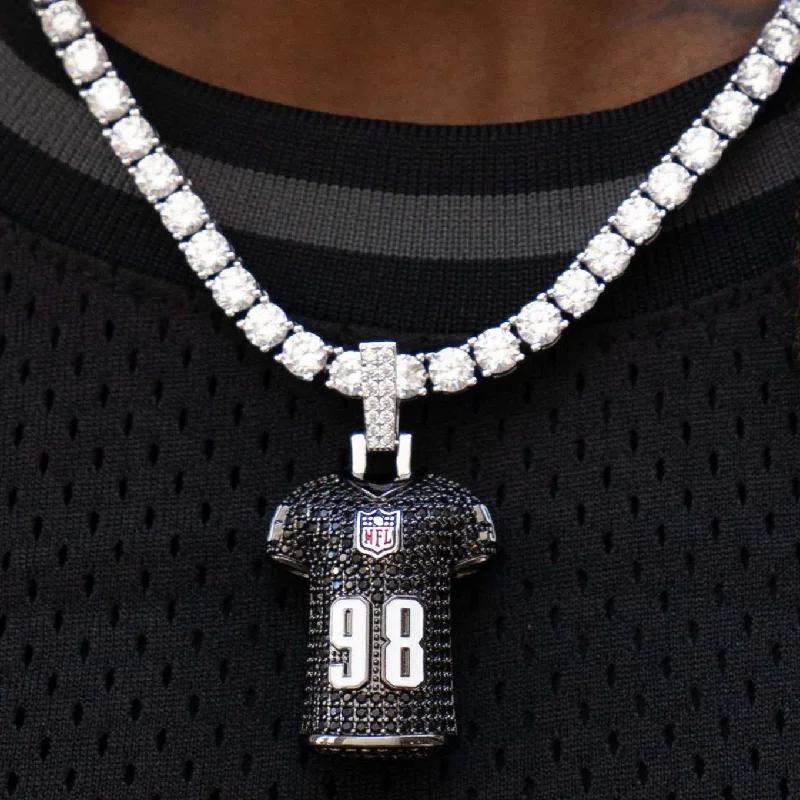 Shop Dazzling Jewelry With Special Promotional Discounts Las Vegas Raiders Maxx Crosby Jersey Pendant Shop Dazzling Jewelry With Special Promotional Discounts Las Vegas Raiders Maxx Crosby Jersey Pendant