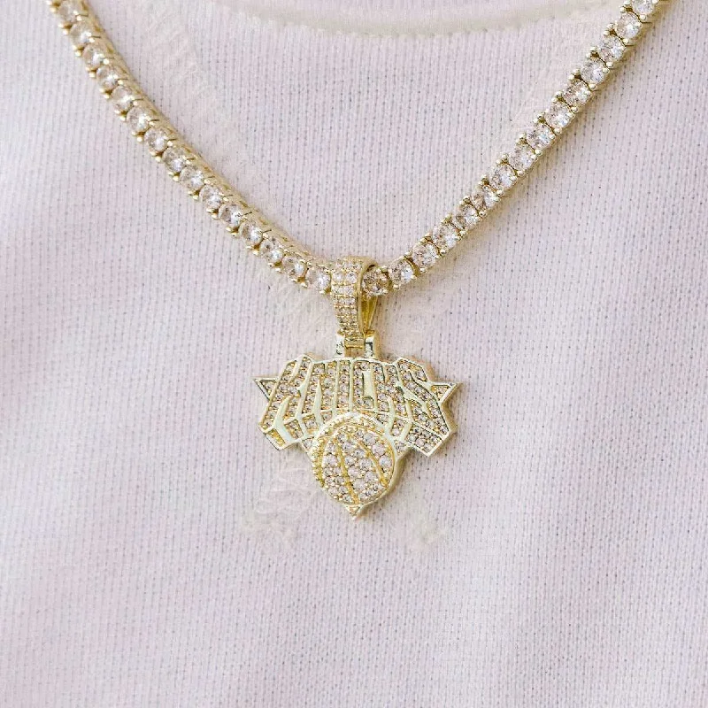 Shine Bright With Our Special Jewelry Promotions New York Knicks Official NBA Micro Logo Pendant Shine Bright With Our Special Jewelry Promotions New York Knicks Official NBA Micro Logo Pendant
