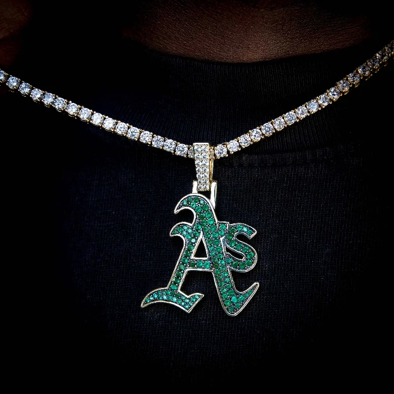 Premium Jewelry At Special Low Prices For A Limited Time Oakland Athletics Official MLB Logo Pendant Premium Jewelry At Special Low Prices For A Limited Time Oakland Athletics Official MLB Logo Pendant