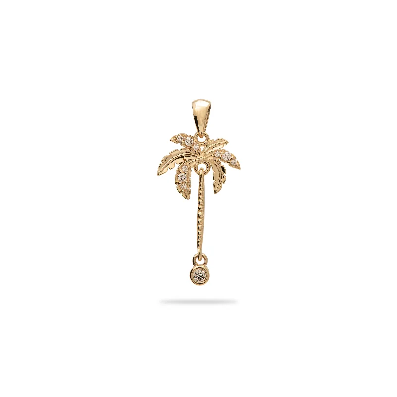 Affordable Glamour – Premium Jewelry At Special Prices Paradise Palms - Palm Tree Pendant in Gold with Diamonds - 24mm Affordable Glamour – Premium Jewelry At Special Prices Paradise Palms - Palm Tree Pendant in Gold with Diamonds - 24mm