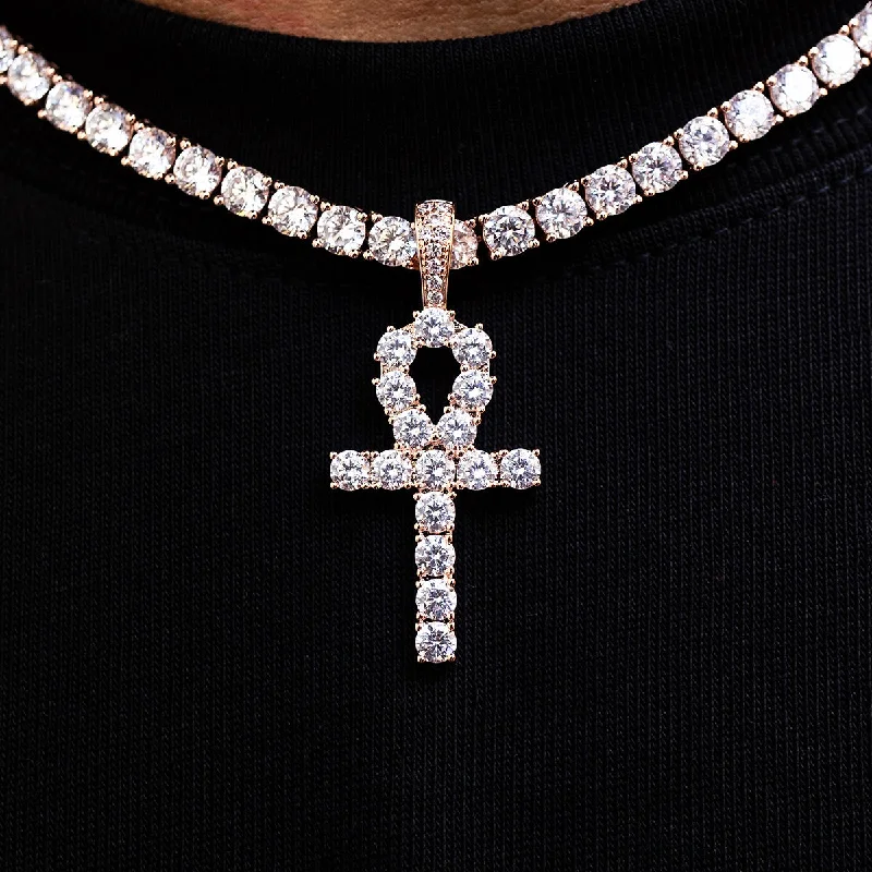 Shop Dazzling Jewelry At The Best Prices Rose Gold Ankh Cross