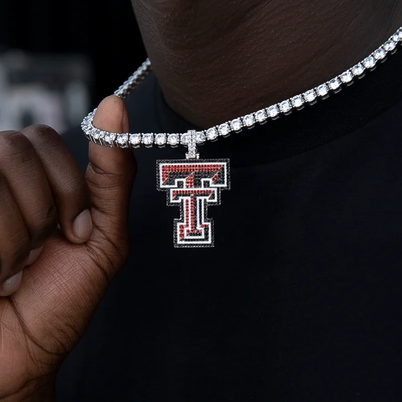 Shop Modern Jewelry Collections With Exclusive Discounts Texas Tech Red Raiders Official NCAA Logo Pendant Shop Modern Jewelry Collections With Exclusive Discounts Texas Tech Red Raiders Official NCAA Logo Pendant