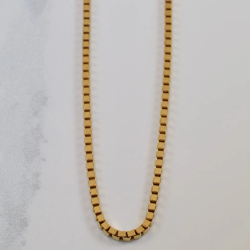 Jewelry Clearance Event – Stock Up Before It's Over 10k Yellow Gold Box Chain | 18.5" | Jewelry Clearance Event – Stock Up Before It's Over 10k Yellow Gold Box Chain | 18.5" |