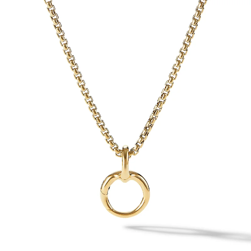 Affordable Glamour – Premium Jewelry At Special Prices Smooth Amulet Holder in 18K Yellow Gold\, 16mm Affordable Glamour – Premium Jewelry At Special Prices Smooth Amulet Holder in 18K Yellow Gold\, 16mm