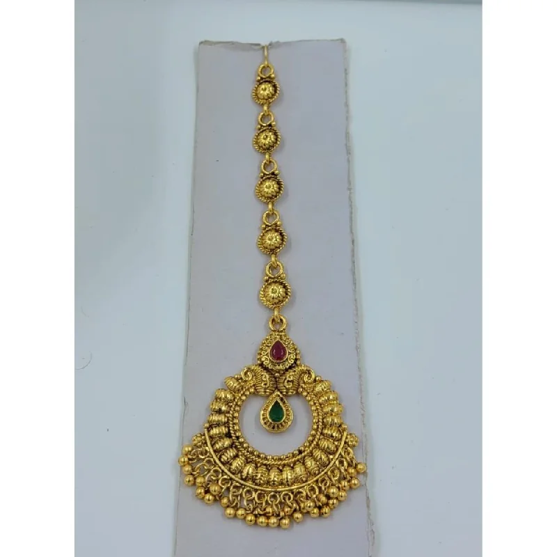 Buy More, Save More On Stunning Jewelry Pieces Akruti Collection Gold Plated Maangtikka Buy More, Save More On Stunning Jewelry Pieces Akruti Collection Gold Plated Maangtikka