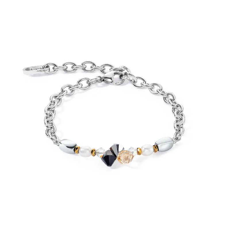 Luxury Jewelry At Unbeatable Discounts Amulet Boho Pearls bracelet black and white