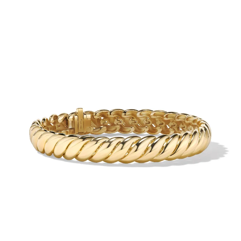 Timeless Jewelry At Special Discount Rates Sculpted Cable Bracelet in 18K Yellow Gold\, 8.5mm Timeless Jewelry At Special Discount Rates Sculpted Cable Bracelet in 18K Yellow Gold\, 8.5mm