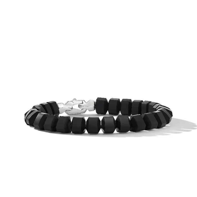High-End Sparkle, Low-End Prices – Shop Now Spiritual Beads Bracelet in Sterling Silver with Black Onyx\, 8mm High-End Sparkle, Low-End Prices – Shop Now Spiritual Beads Bracelet in Sterling Silver with Black Onyx\, 8mm