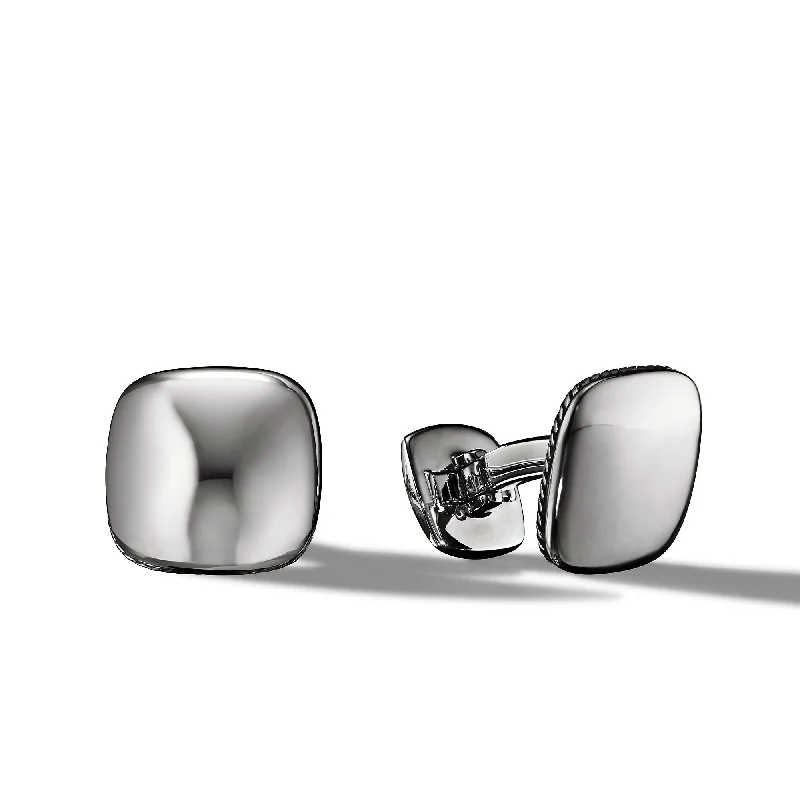 The Biggest Jewelry Sale Of The Year Is Here Streamline® Cushion Cufflinks in Sterling Silver\, 17mm The Biggest Jewelry Sale Of The Year Is Here Streamline® Cushion Cufflinks in Sterling Silver\, 17mm