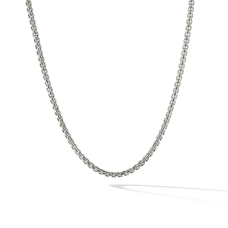 Shop Modern Jewelry Collections With Exclusive Discounts Box Chain Necklace in Sterling Silver with 14K Yellow Gold Accent\, 3.6mm Shop Modern Jewelry Collections With Exclusive Discounts Box Chain Necklace in Sterling Silver with 14K Yellow Gold Accent\, 3.6mm