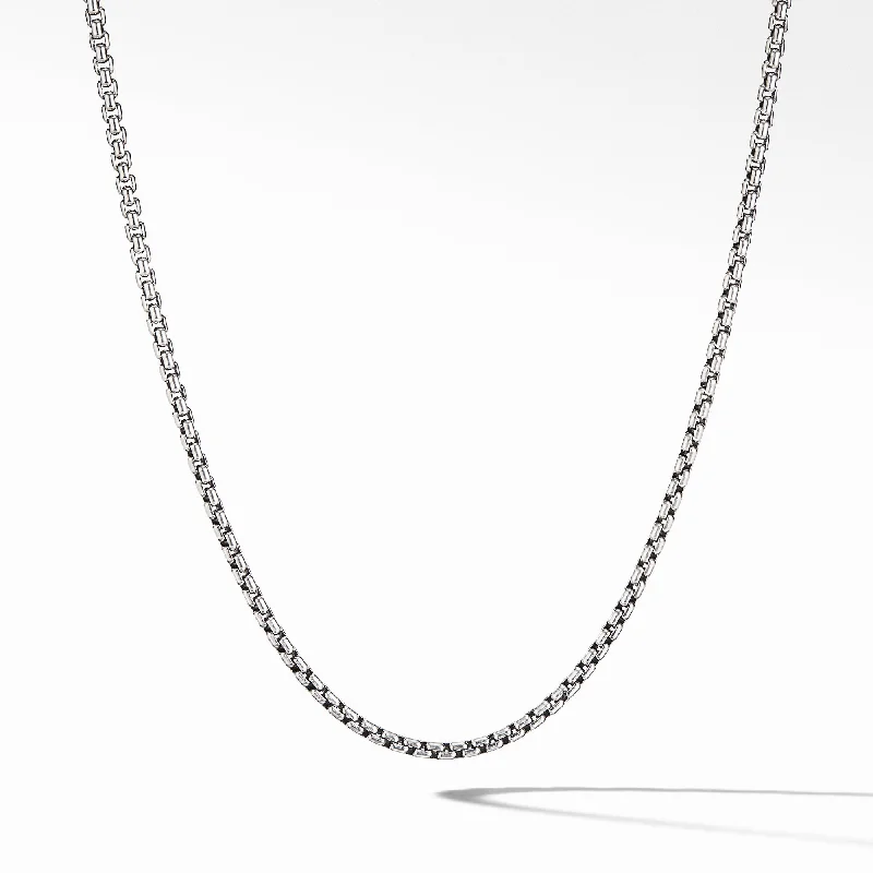 Elegant Jewelry, Exclusive Prices – Shop Now Box Chain Necklace in Sterling Silver\, 2.7mm Elegant Jewelry, Exclusive Prices – Shop Now Box Chain Necklace in Sterling Silver\, 2.7mm