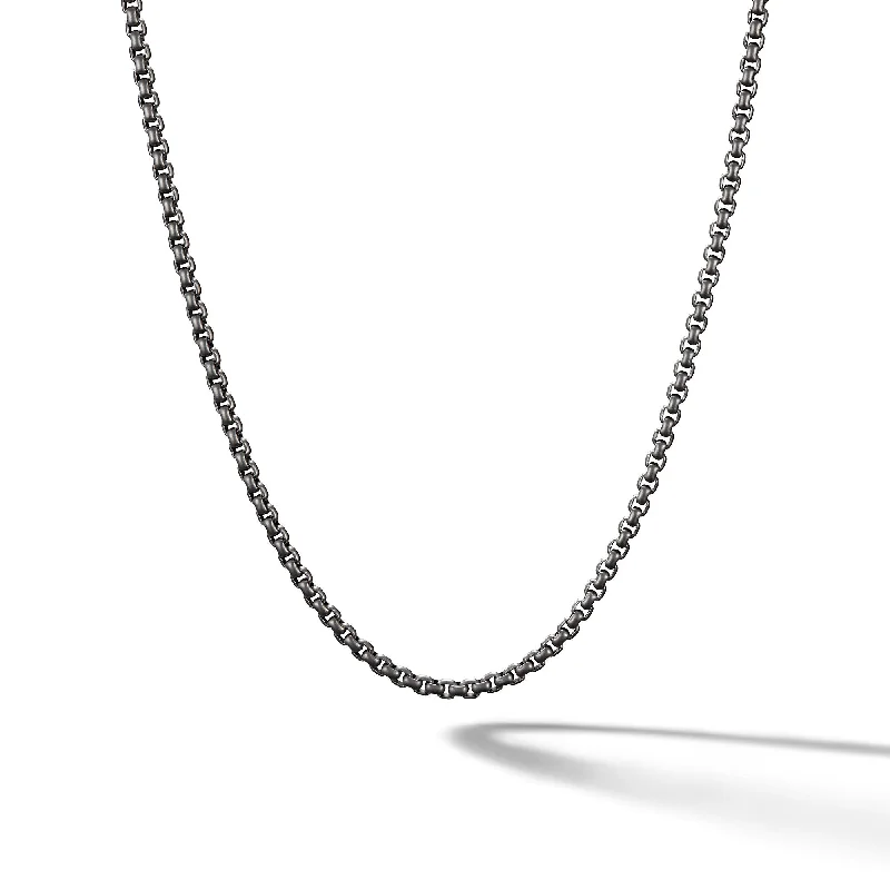 Shop Handcrafted Jewelry At Special Promotional Rates Box Chain Necklace in Stainless Steel\, 2.7mm Shop Handcrafted Jewelry At Special Promotional Rates Box Chain Necklace in Stainless Steel\, 2.7mm